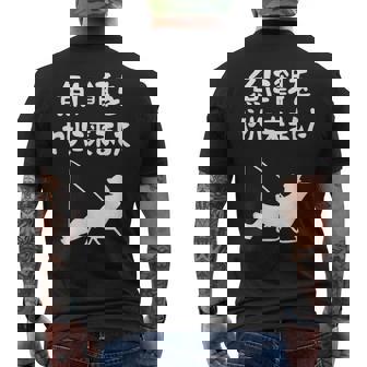 魚に餌をやりに来ました 船釣り 釣り好き 川釣り 海釣り 趣味 おもしろ ジョーク ネタ 趣味釣り 釣り メンズTシャツ バックプリント - Kawaiitshirt