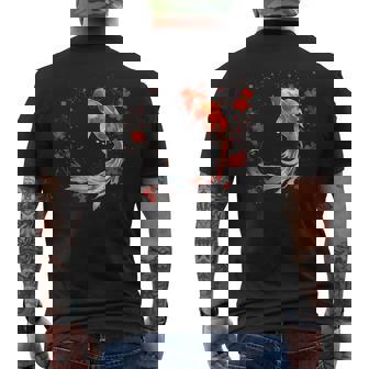 鯉 錦鯉 平和 親切 縁起 メンズTシャツ バックプリント - Kawaiitshirt