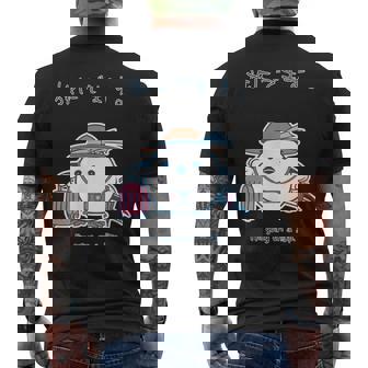 鳥ipa シマエナガ エナガ 野鳥 北海道 Bird Longtail 旅行 Travel メンズTシャツ バックプリント - Kawaiitshirt