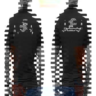 麻雀 牌 心電図 心拍 おもしろ グッズ 服 筆文字 面白いtシャツ 文字入り 面白い 文字 ネタ メンズ メンズTシャツ バックプリント - Kawaiitshirt