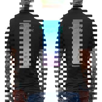 黒猫のウィズ ウィズ E メンズTシャツ バックプリント - Kawaiitshirt