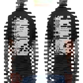 黒猫のウィズ 推じさんの日店長（あだ名） メンズTシャツ バックプリント - Kawaiitshirt