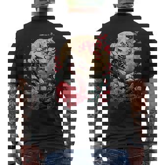 黒龍 桜 日本 美学 日本龍 メンズTシャツ バックプリント - Kawaiitshirt