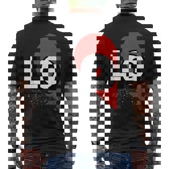 ２人で着るとハートが出来る Loveの文字になる 「Lo」カップル 恋人 メンズTシャツ バックプリント - Kawaiitshirt