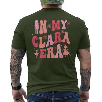 In My Clara Era Nutcracker Christmas Xmas Pajamas Holiday Men's T-shirt Back Print - Thegiftio UK