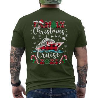 Family Christmas Cruise 2025 Matching Family Cruise Holiday Men's T-shirt Back Print - Thegiftio UK