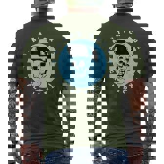 Santa Cruz California レトロ 80年代スケータースケルトン メンズTシャツ バックプリント - Kawaiitshirt