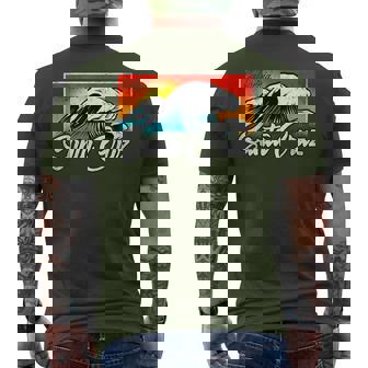 Santa Cruzille De Californie Motifurfeur D'été T-shirt imprimé au dos - Cadeauxyz