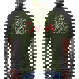 Spread Christmas Cheer With Our Festive Christmas Quotes メンズTシャツ バックプリント - Kawaiitshirt