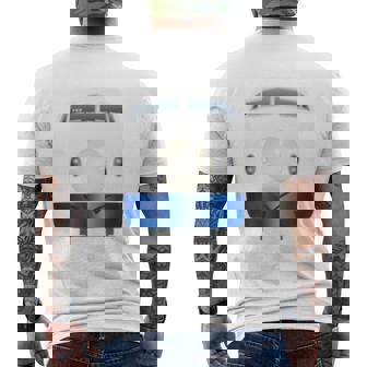 0系新幹線イラスト 長袖tシャツ メンズTシャツ バックプリント - Kawaiitshirt