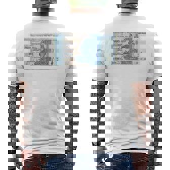 100兆 ジンバブエドル メンズTシャツ バックプリント - Kawaiitshirt