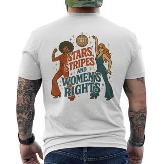 4Th Of July Stars Stripes And Women's Rights Men's T-shirt Back Print - Thegiftio UK