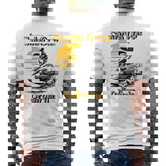 70S 80S Ca レトロ サーフィン ペリカン サンタクルーズ メンズTシャツ バックプリント - Kawaiitshirt