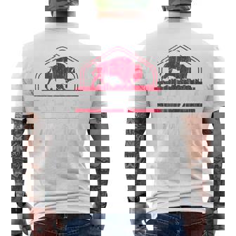 The 716 Strong Buffalo Bison Pride Men's T-shirt Back Print - Thegiftio