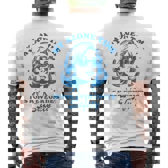 My Alone Time Is For Everyone's Safety Men's T-shirt Back Print - Thegiftio UK
