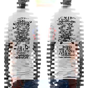 American Big Rig Trucker Heavy Haulage バックプリント メンズTシャツ バックプリント - Kawaiitshirt