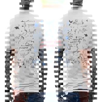 American Glory Fading Before Me Men's T-shirt Back Print - Monsterry