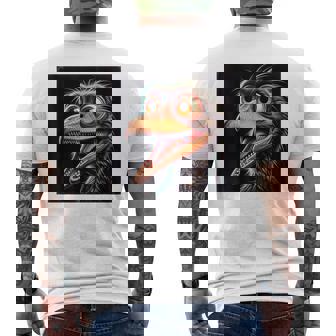 Archaeopteryx シャツ 面白い Dinousar ジュラシックプレデターファン メンズTシャツ バックプリント - Kawaiitshirt