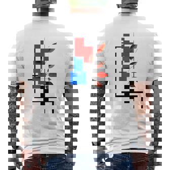 Arte Abstracto Artista Geométrico Ilustración Camiseta Hombre Estampado Espalda - Regaloses