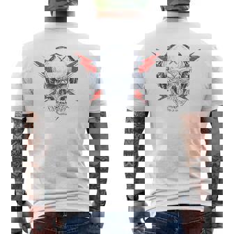 Auriculares De Música Gráfica Dj Camisa Envejecida Camiseta Hombre Estampado Espalda - Regaloses