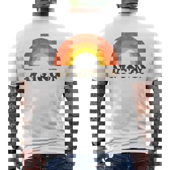 Avignon Rétrointageouvenir Deacances Arc-En-Cielieilli T-shirt imprimé au dos - Cadeauxyz