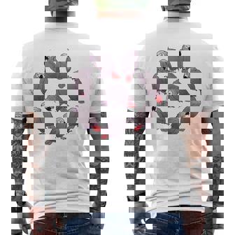 Bandada De Loros Grises Africanos Camiseta Hombre Estampado Espalda - Regaloses