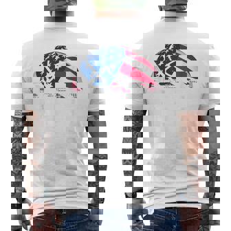 Basketball Usaupport The Team Usa Flag Dream メンズTシャツ バックプリント - Kawaiitshirt