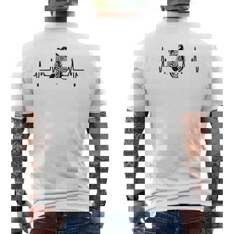 Battement De Coeur Zèbre Humour Afrique Homme Drole T-shirt imprimé au dos - Cadeauxyz