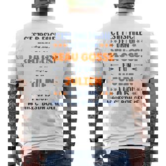 Beau Gosseuper Julien Garçon Prénom Humour Julien T-shirt imprimé au dos - Cadeauxyz