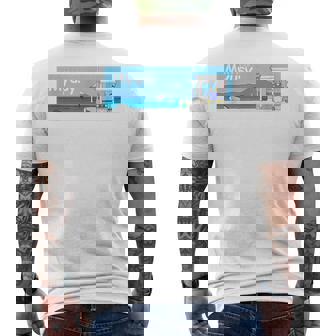 Beautifuleaside Town Hayama Unny Day Myusy メンズTシャツ バックプリント - Kawaiitshirt