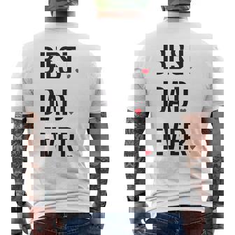 Best Dad Ever シャツ Daddy 父の日 メンズTシャツ バックプリント - Kawaiitshirt