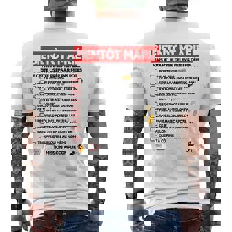 Bientôt Marié Evg Liste Drôle Enterrement Deie De Garçon T-shirt imprimé au dos - Cadeauxyz