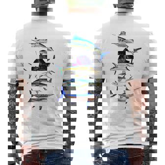 Big Deepea スポーツフィッシュ カジキ 太刀魚 カジキ マグロ メンズTシャツ バックプリント - Kawaiitshirt