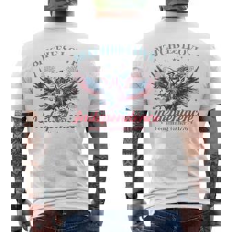 Bitches Love Independence Founding Father 1776 4Th Of July Men's T-shirt Back Print - Thegiftio UK