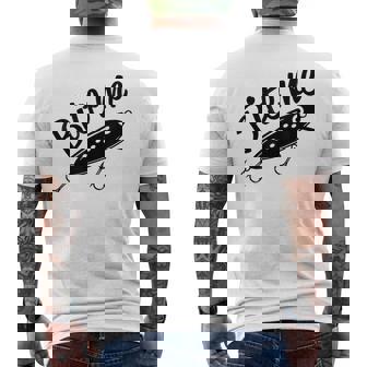 Bite Me 面白いフィッシャーマンフィッシングルアー メンズTシャツ バックプリント - Kawaiitshirt