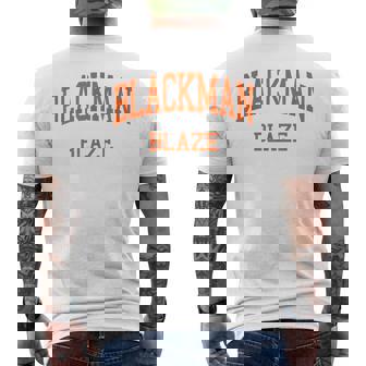 Blackman High School Hs Murfreesboro Tn Retro Sports Men's T-shirt Back Print - Monsterry