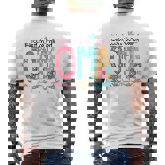 Blessed To Be Called Oma Colorful-Grandma Men's T-shirt Back Print - Monsterry
