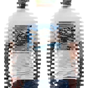 Bombardino Crocodilo イタリアンブレインロットミーム 長袖tシャツ メンズTシャツ バックプリント - Kawaiitshirt