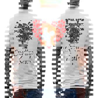 Boxer Dog Cuter Than Cupidalentines Day ボクサー犬 メンズTシャツ バックプリント - Kawaiitshirt