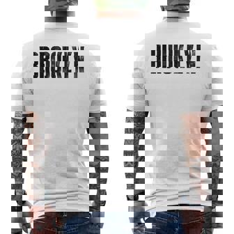 Brooklynibes、Brooklyn 、Brooklyn New York City メンズTシャツ バックプリント - Kawaiitshirt