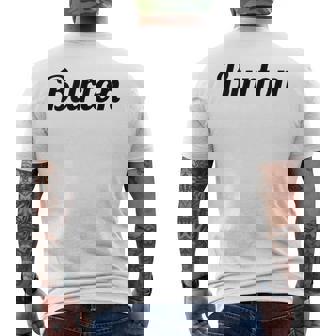 Burton バートン の名前を言うトップ メンズTシャツ バックプリント - Kawaiitshirt