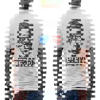 Buttigieg For President 2028 Us Flag Glasses Pete 2028 Men's T-shirt Back Print - Thegiftio UK