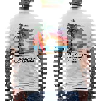 Cabo Cañaveral Florida Retrointage Camiseta Hombre Estampado Espalda - Regaloses
