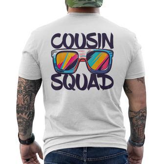 Camisa Cousinquad Para Adultos Y Niños A Juego Para Primos Camiseta Hombre Estampado Espalda - Regaloses