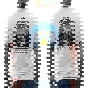 Campingtars タイムアウト リラックス ホリデー キャンプ キャンパー 自然 メンズTシャツ バックプリント - Kawaiitshirt