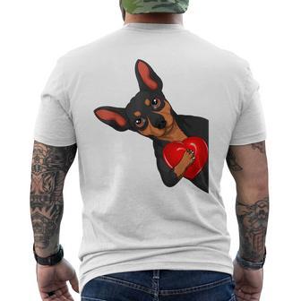Cane Pinscher In Miniatura T-shirt da uomo con stampa posteriore - Novitaregali