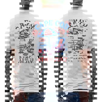 Cape Cod 4Th Of July Men's T-shirt Back Print | Mazezy