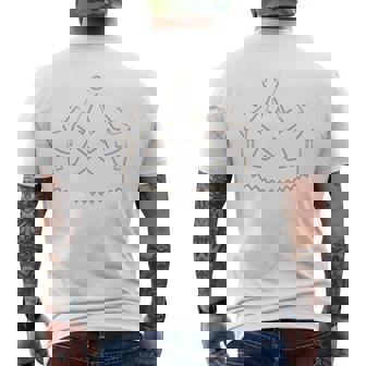 Carpenter's Craft Guildignymbol On Chest T-Shirt mit Rückendruck - Seseable