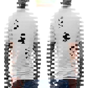 Carte À Jouer As Pique Carnaval Costume Poker T-shirt imprimé au dos - Cadeauxyz