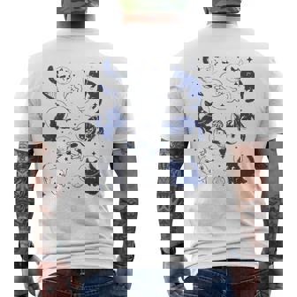 Cats Astronaut In Space Space Cat For Cat Lover Men's T-shirt Back Print - Thegiftio UK